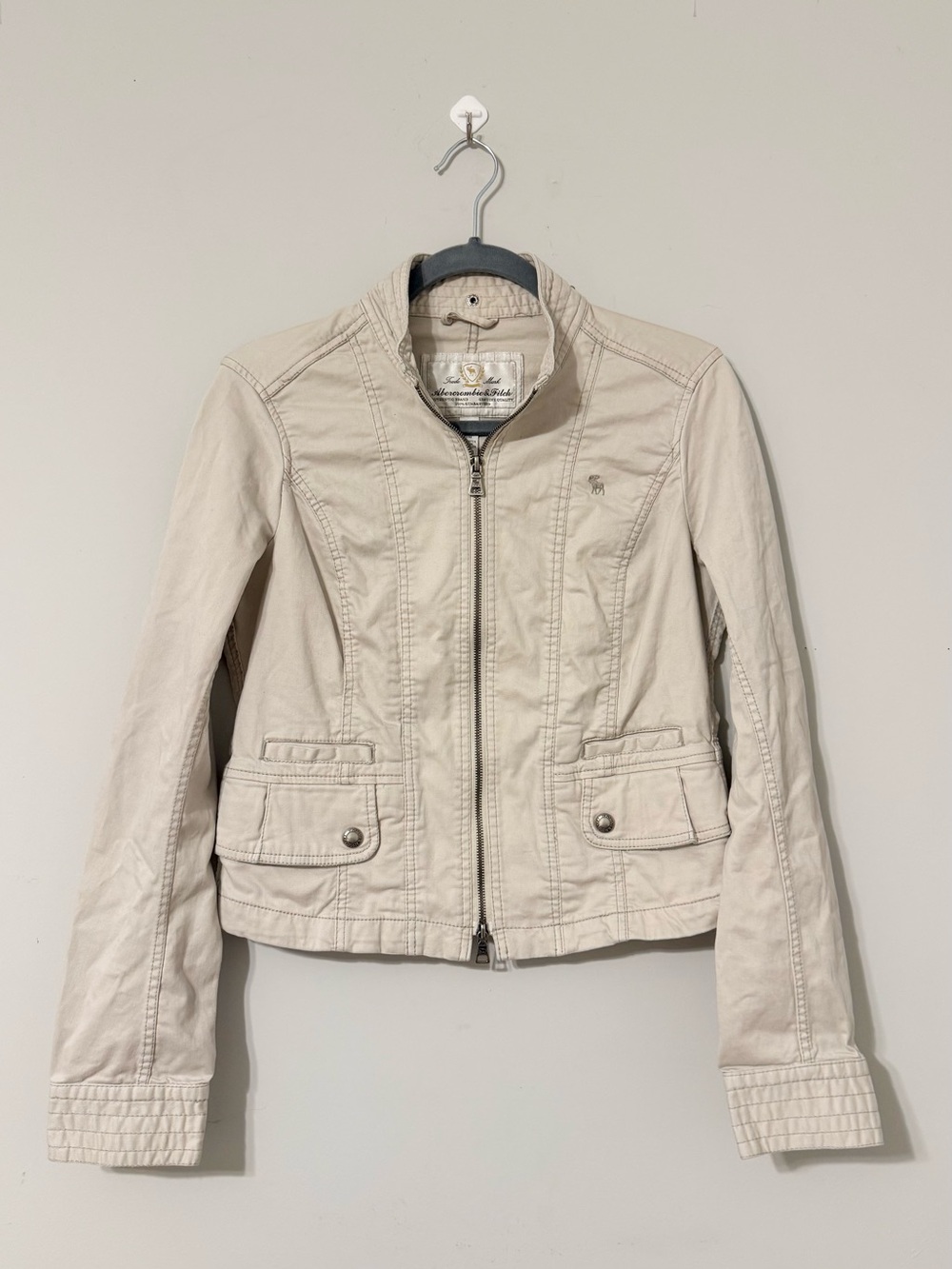 Y2K Abercrombie & Fitch Beige Jacket
